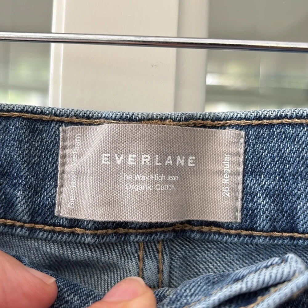 Everlane The Way High Jean Organic Cotton Size 26 - Picture 4 of 12